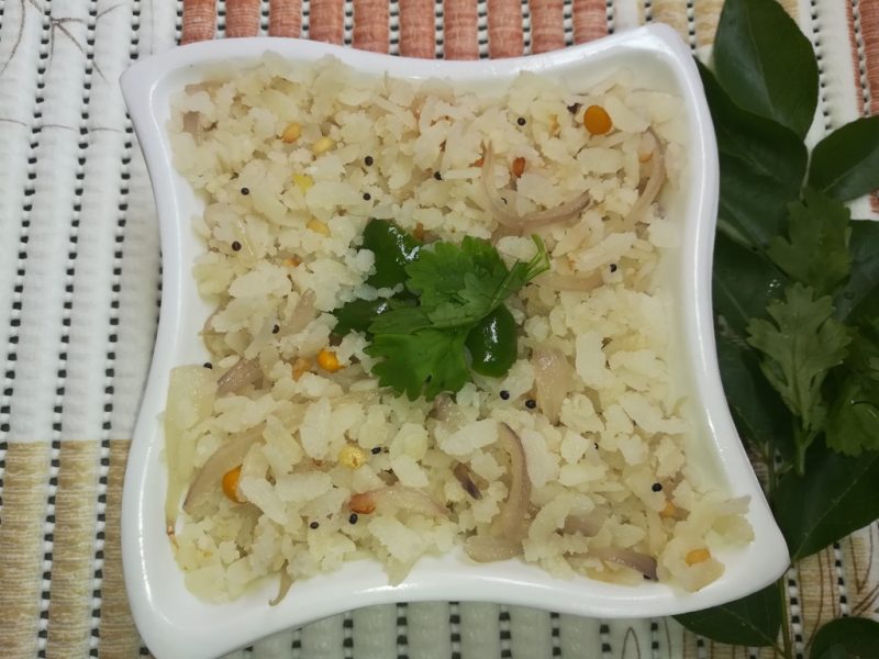 Aval upma recipe – How to make aval upma? Poha Upma for breakfast